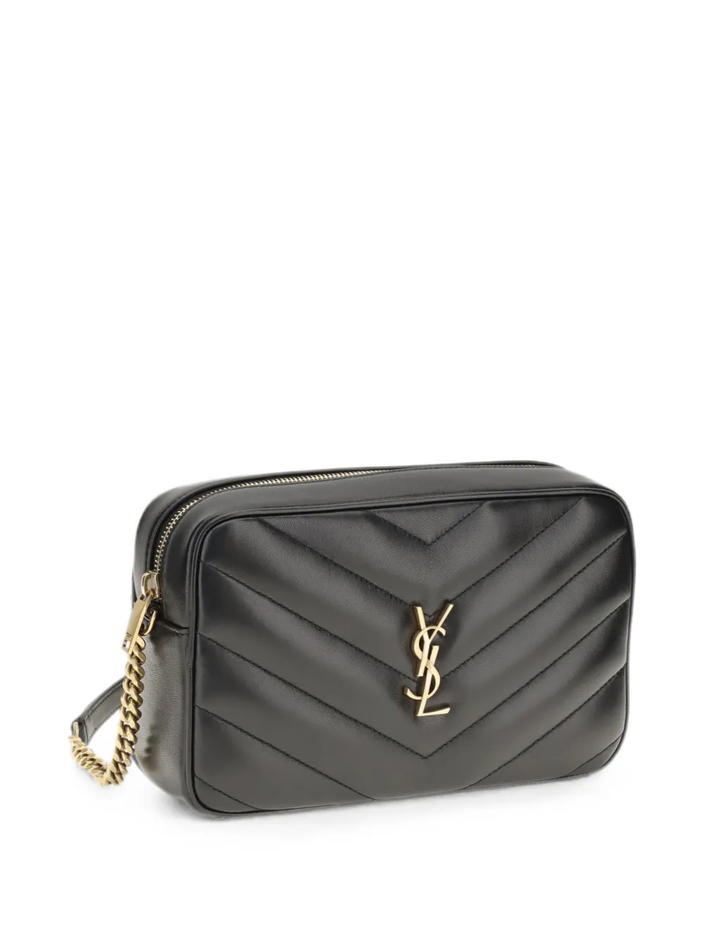 Saint Laurent Borsa a tracolla Loulou trapuntata - Nero