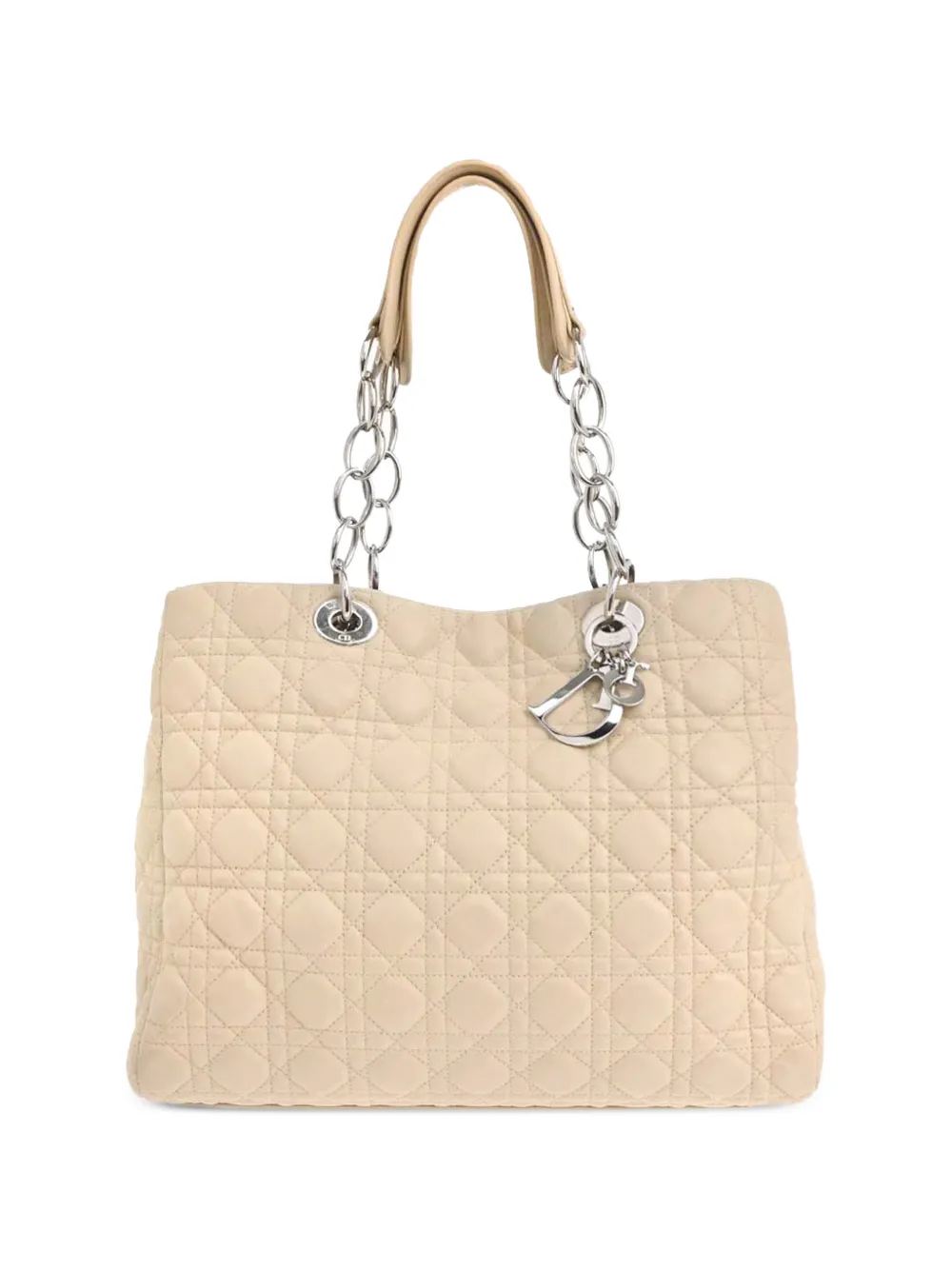 Christian Dior Pre-Owned 2011 Cannage shoulder bag - Neutrals