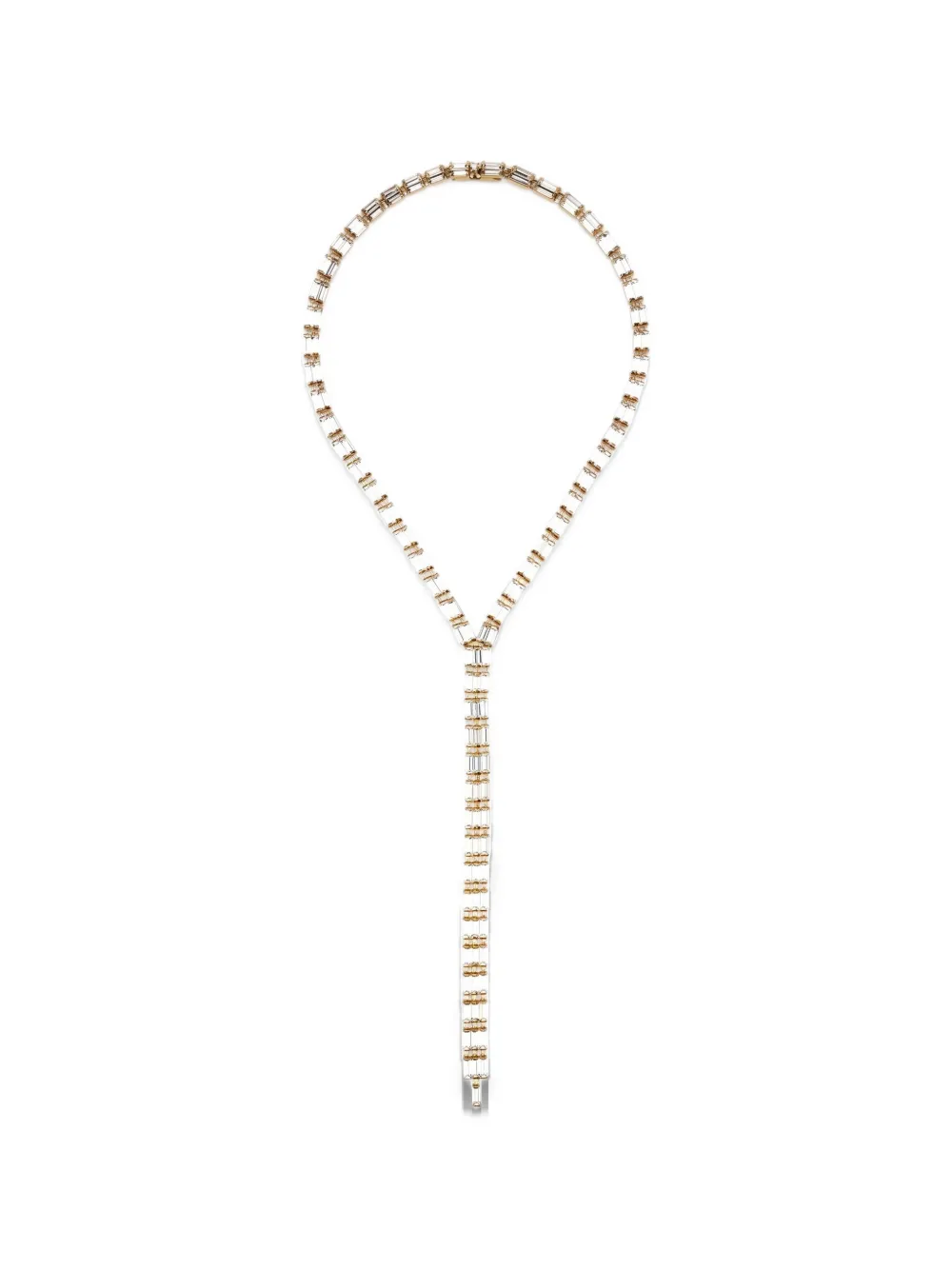 Sharra Pagano Empire crystal-embellished necklace - Oro