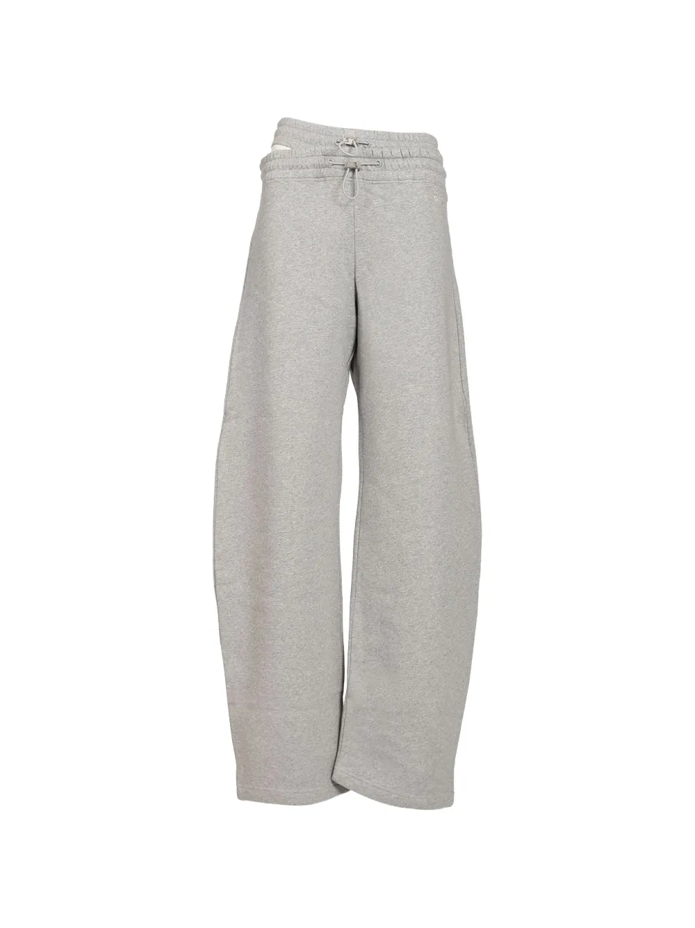 The Attico double-waistband joggers - Grigio