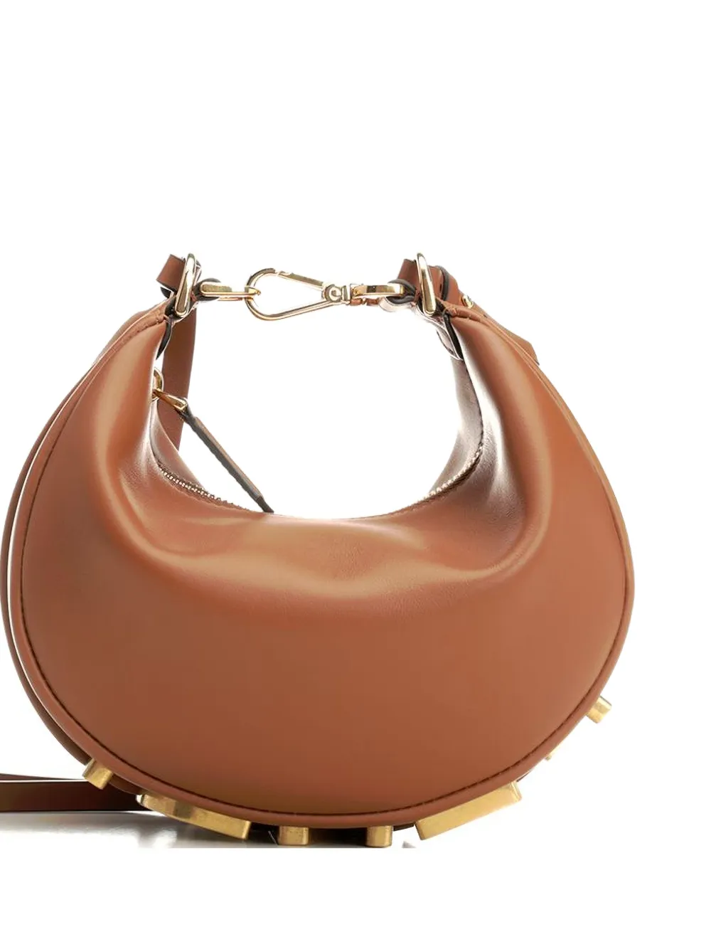 FENDI mini Fendigraphy shoulder bag - Braun