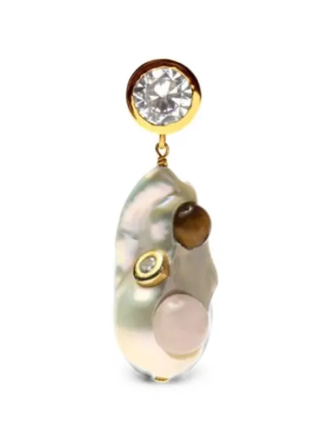 Sharra Pagano Inclusion baroque-pearl earring