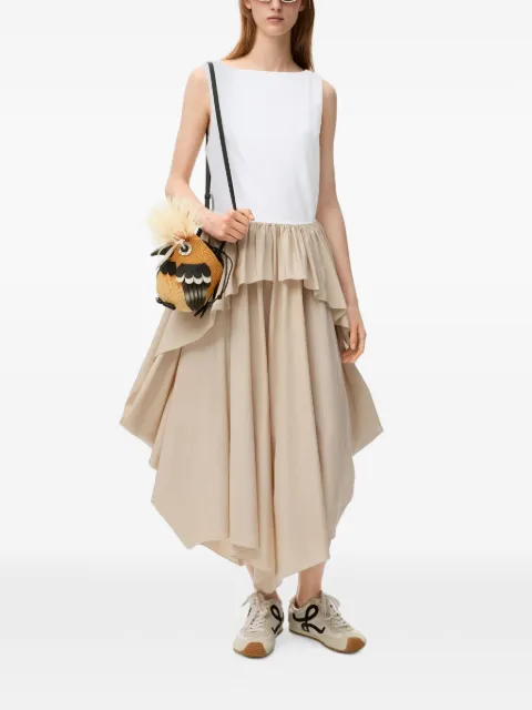 LOEWE ruffled asymmetric day dress