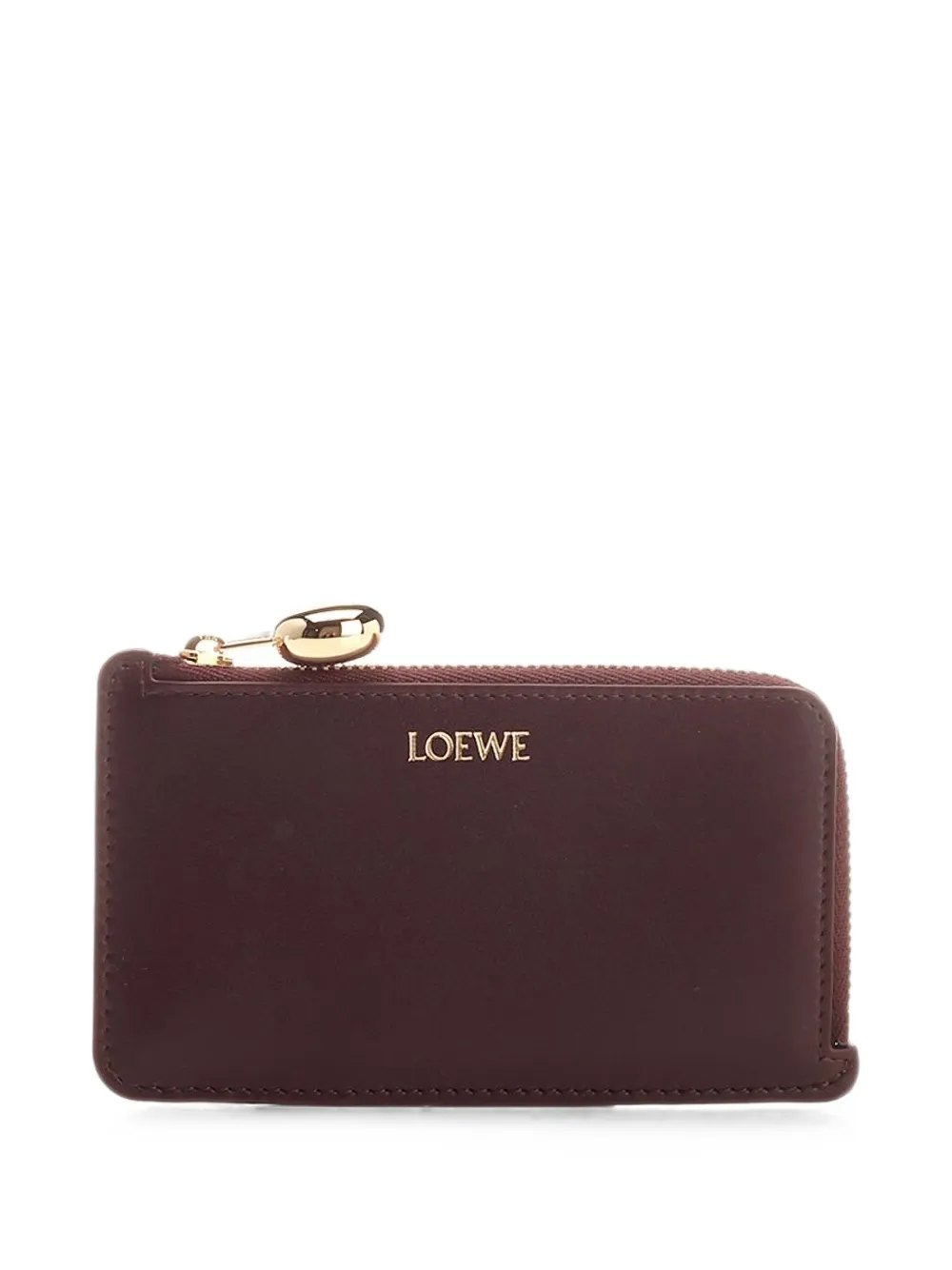 LOEWE Pebble leather wallet - Rosso