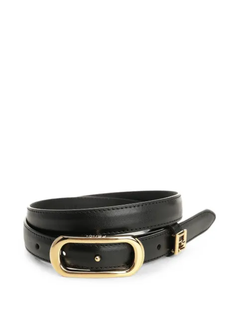 FENDI cinturón FF con hebilla ovalada