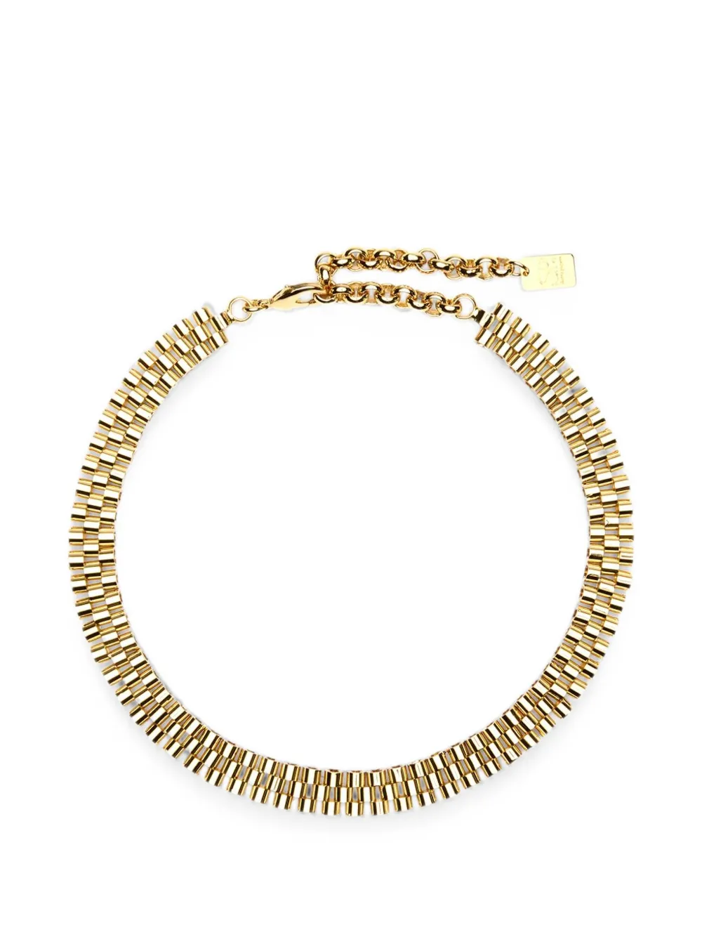 Sharra Pagano On Time adjustable-chain necklace - Gold