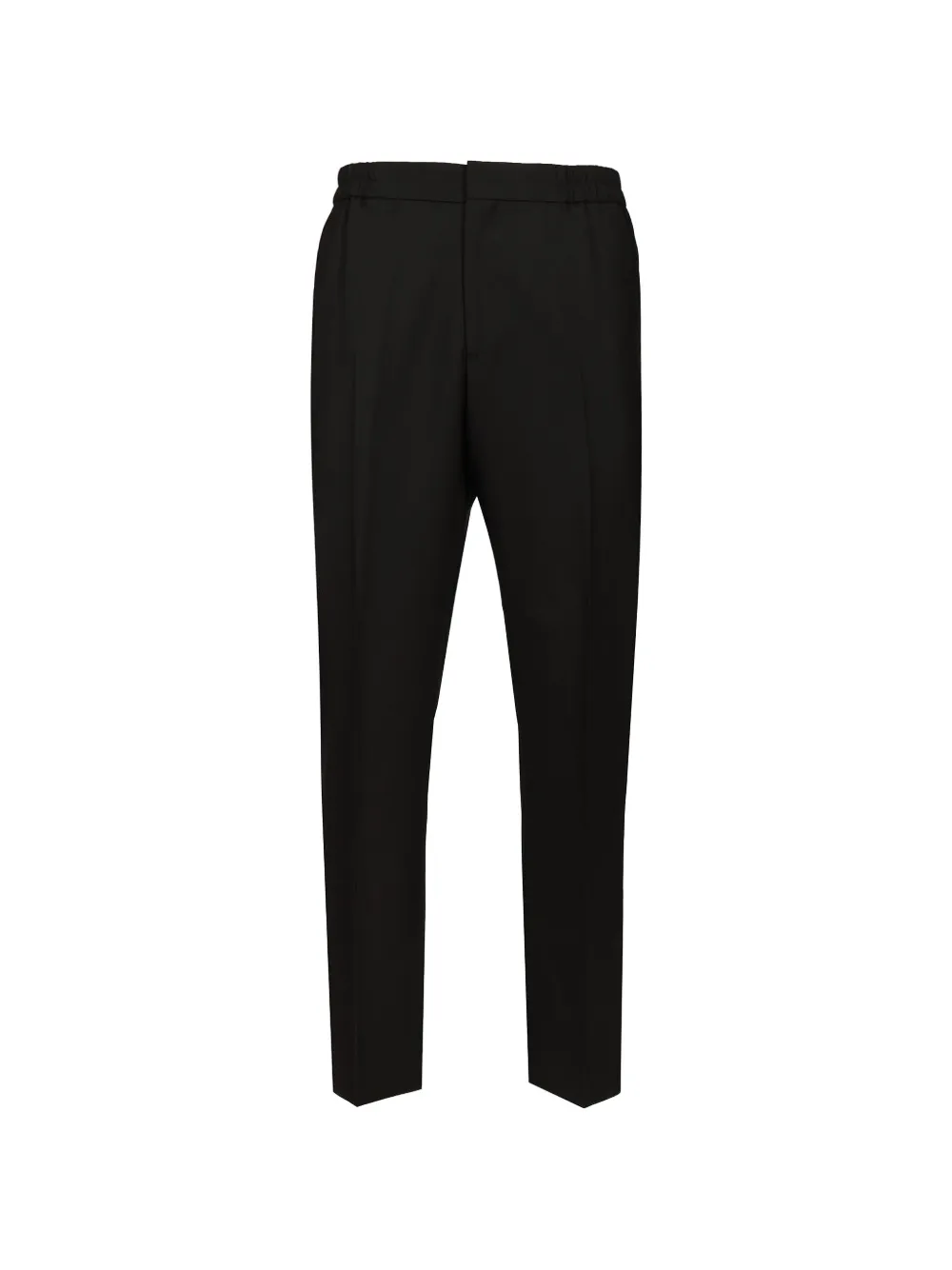 Paul Smith elasticated-waist wool trousers - Nero