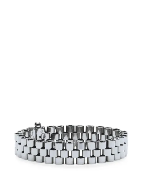 Sharra Pagano On Time link-chain bracelet