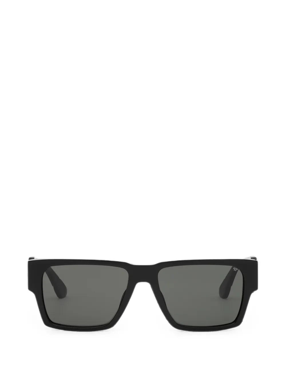 Philipp Plein Eyewear logo-plaque square-frame sunglasses - Nero
