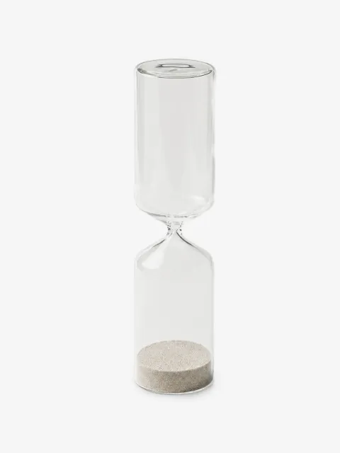 Bitossi Home glass sand timer