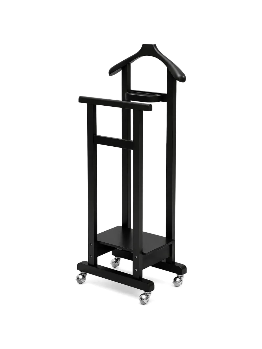 CU I SEEYOU wooden valet stand - Schwarz