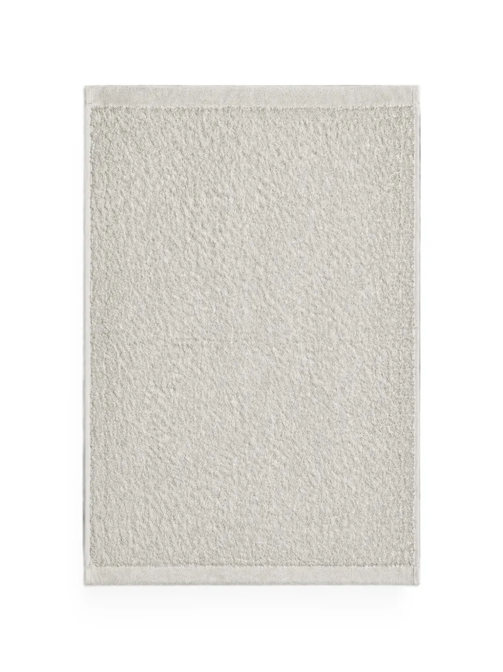 CU I SEEYOU terry-cloth herringbone-border bath towel - Toni neutri