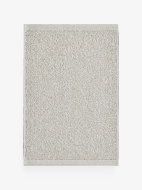 CU I SEEYOU terry-cloth herringbone-border bath towel