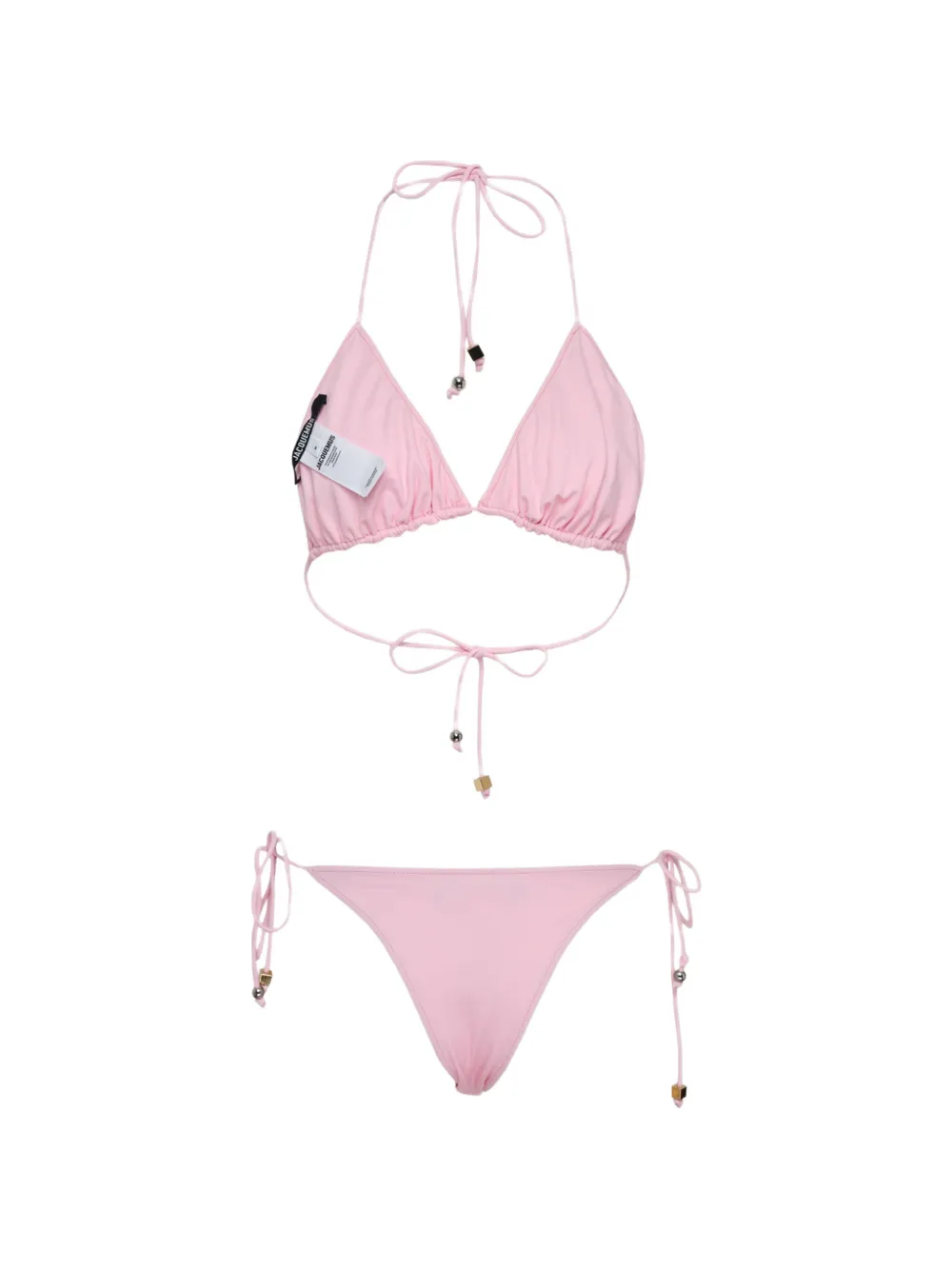 Jacquemus Triangel bikini Roze