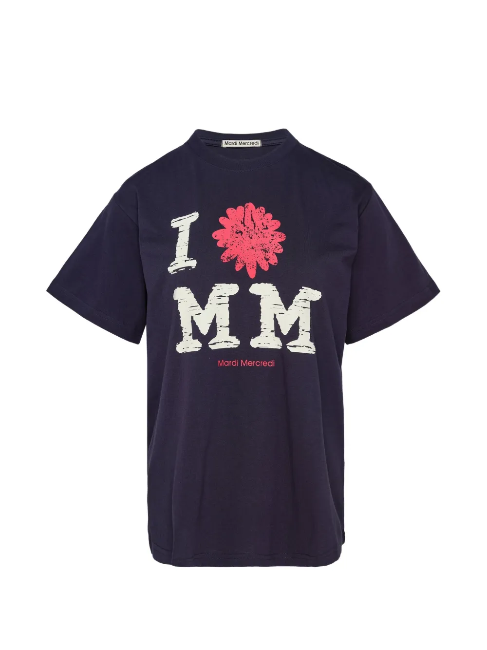 Mardi Mercredi graphic-print cotton T-shirt