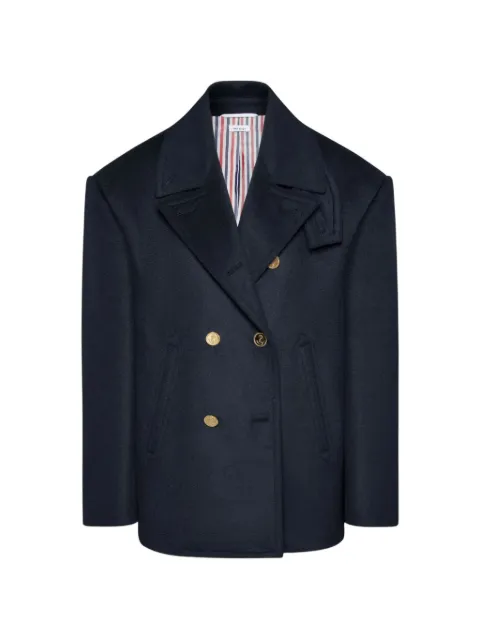 Thom Browne chaquetón oversize con doble botonadura