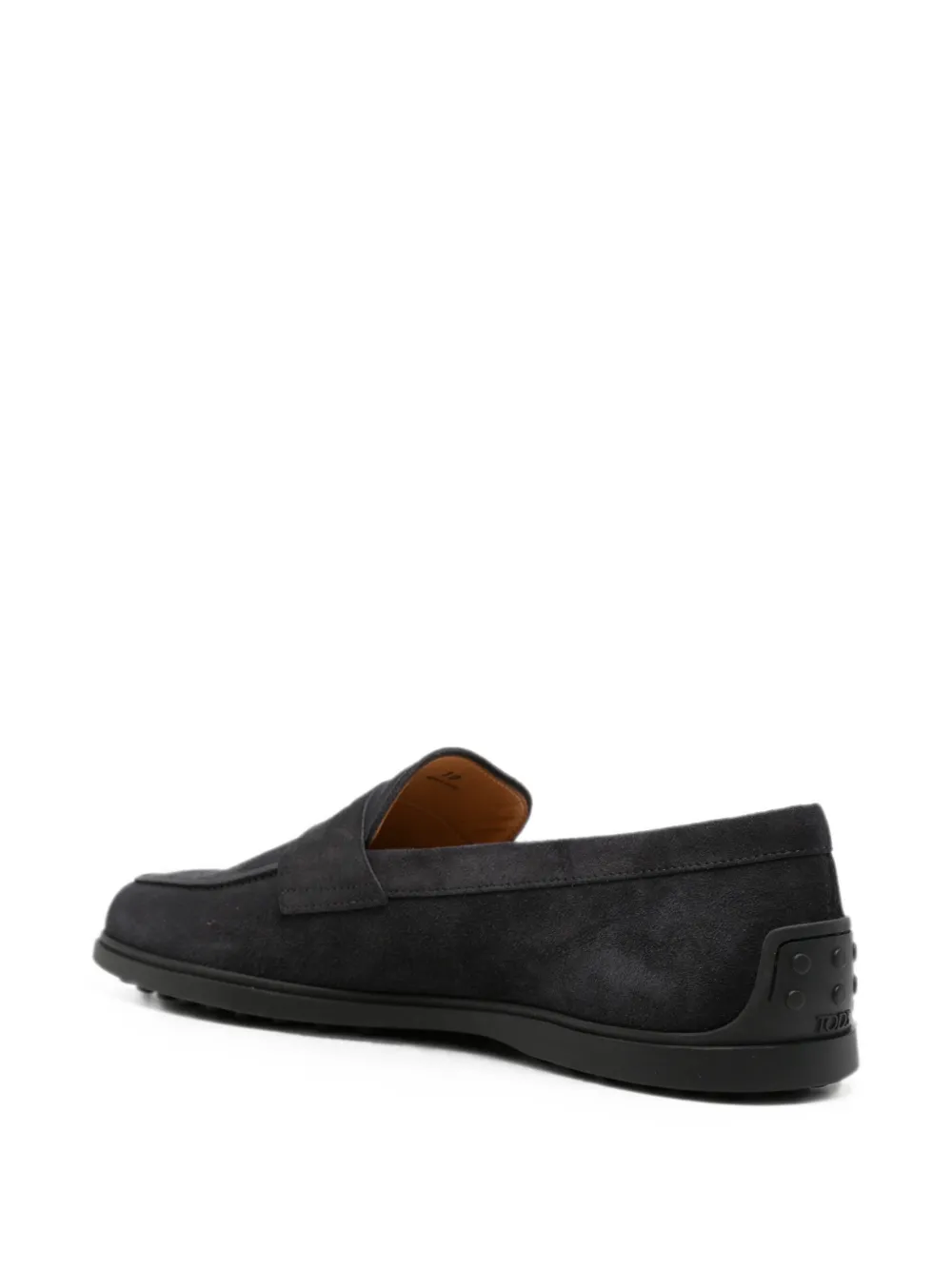 Tod's suede penny loafers Blauw