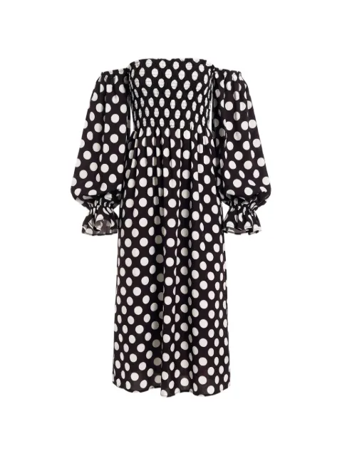 Sleeper Vestido midi Atlanta com poás