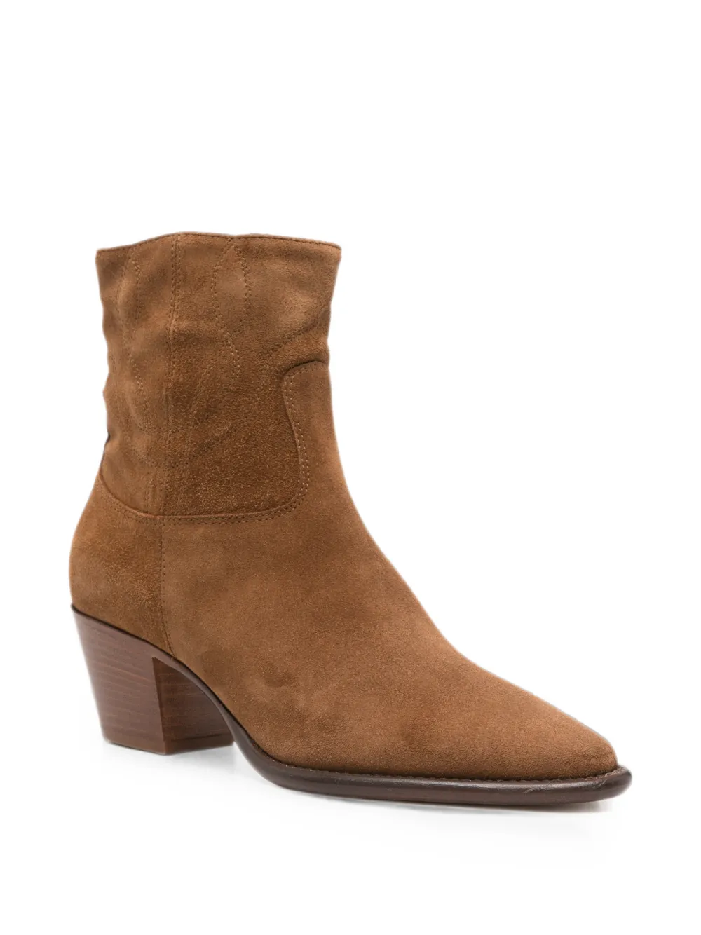 Anna F. pointed-toe zip-fastening boots Bruin