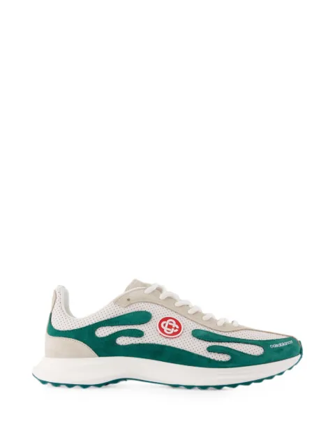 Casablanca white & green Stade sneakers