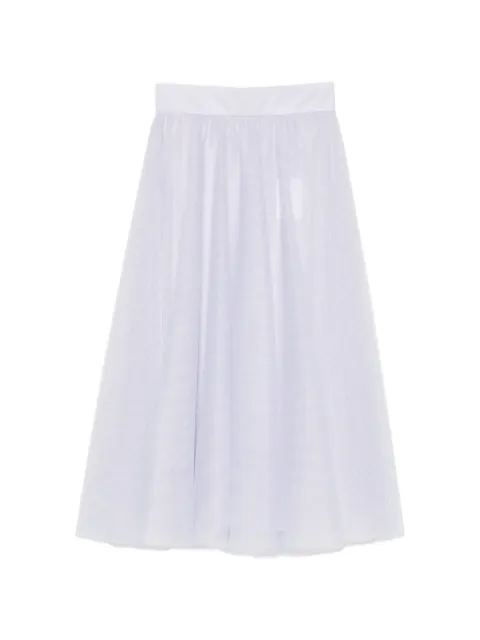 ZIMMERMANN falda midi con capas de tul