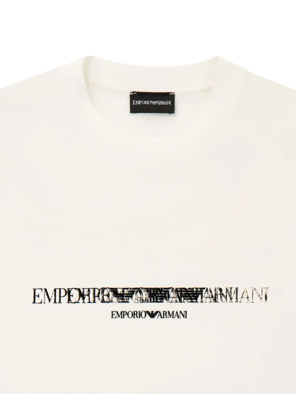 Emporio Armani T-shirt met logoprint Wit