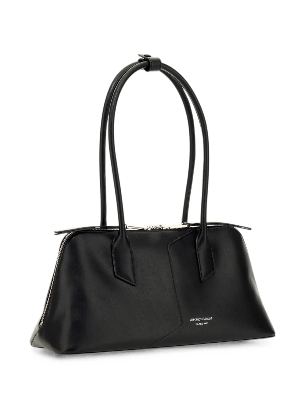 Emporio Armani city silhouette tote bag Zwart