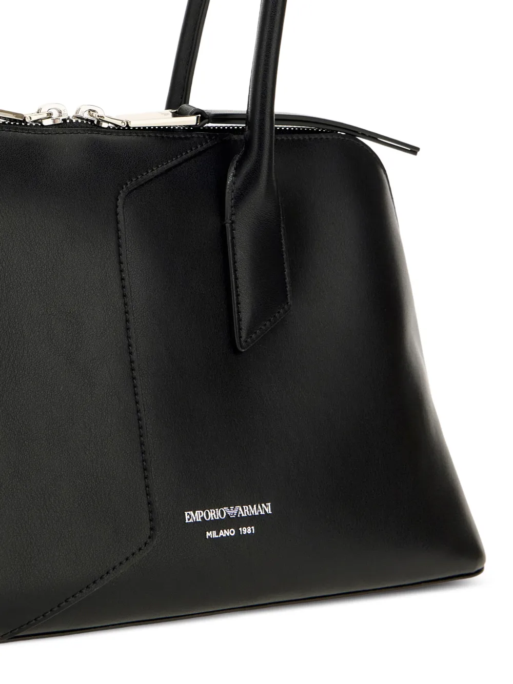 Emporio Armani city silhouette tote bag Zwart