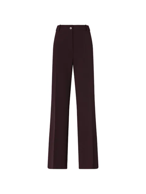 PINKO pressed-crease wide-leg trousers