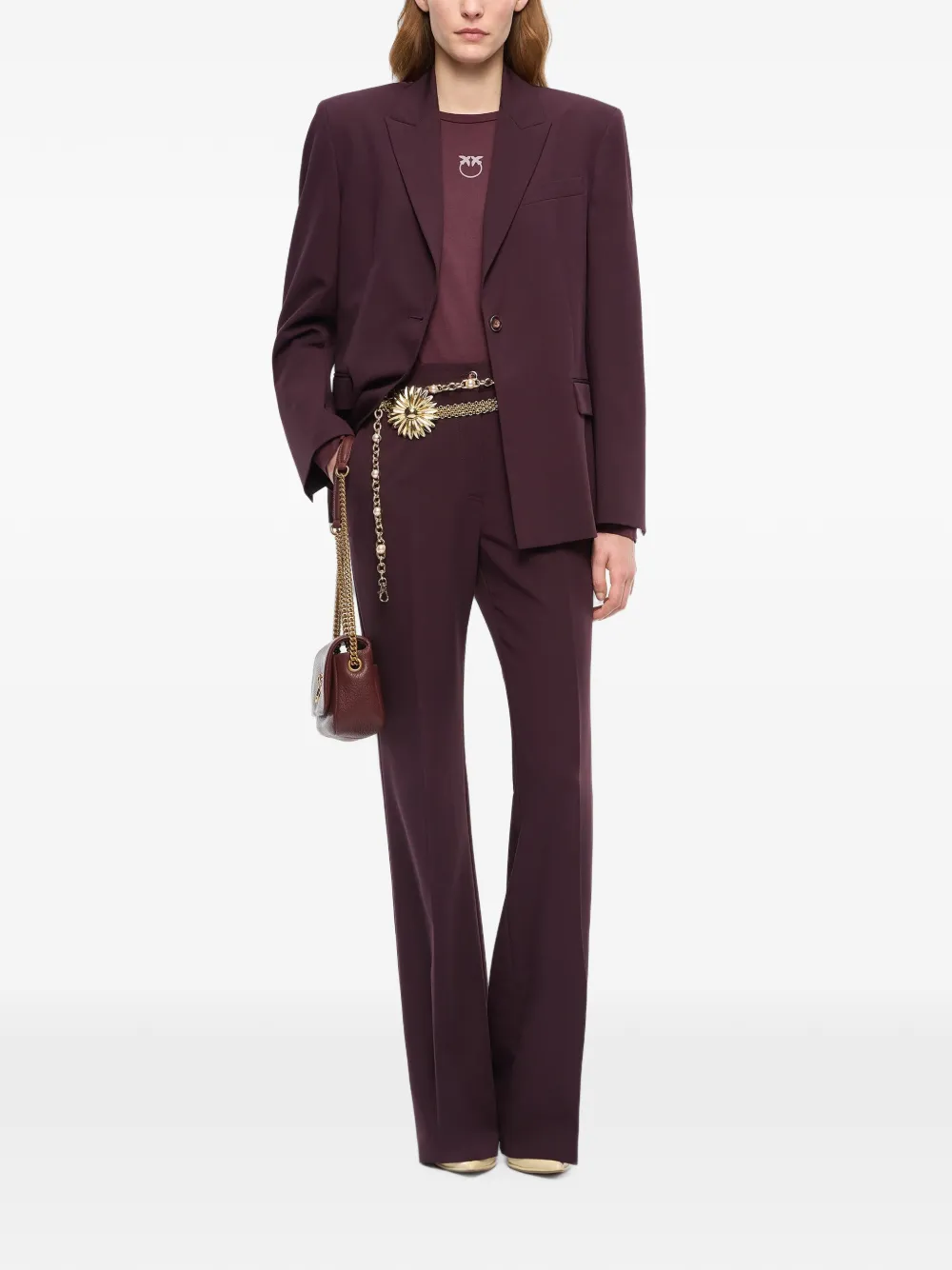 PINKO Geplooide broek Bruin