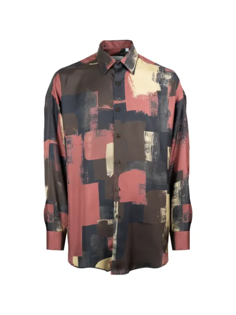 Costumein abstract-print long-sleeve shirt