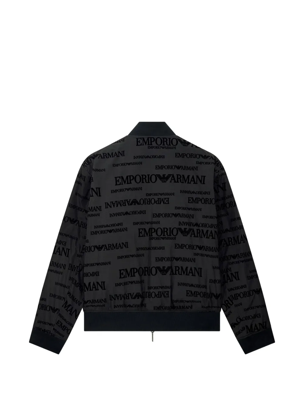 Emporio Armani Omkeerbaar jack Zwart