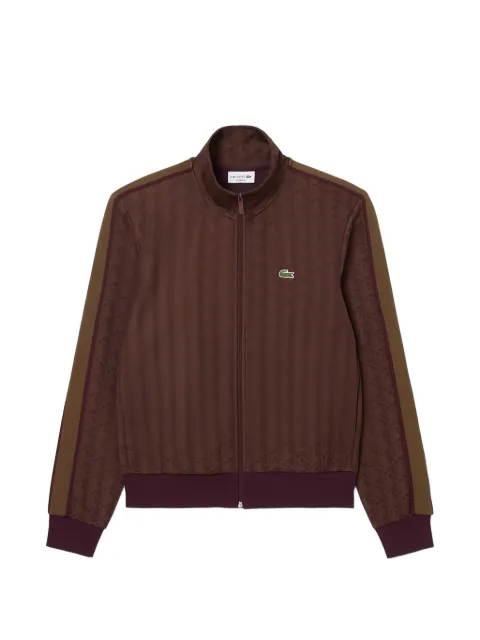Lacoste sweat zippé à motif monogrammé