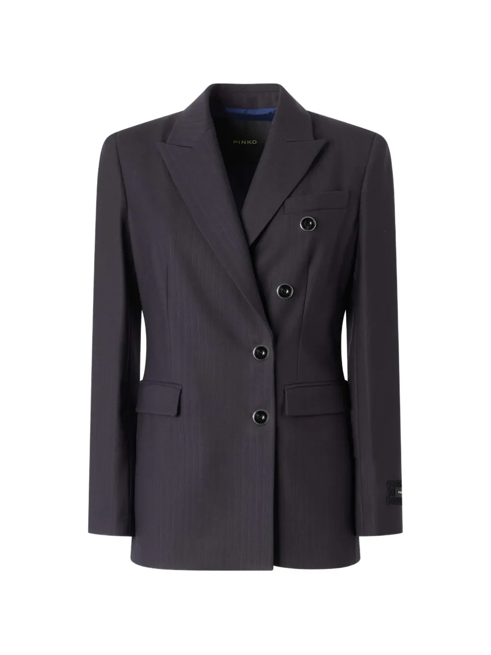 PINKO double-breasted pinstripe blazer - Blau