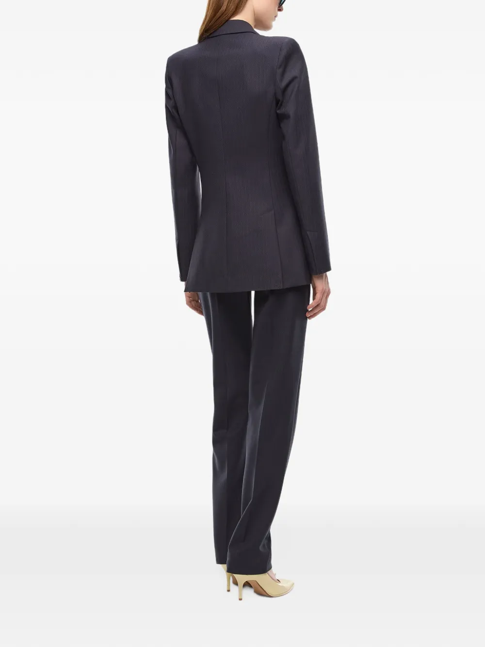 PINKO Blazer met krijtstreep Blauw
