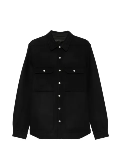 Rick Owens button-fastening shirt jacket