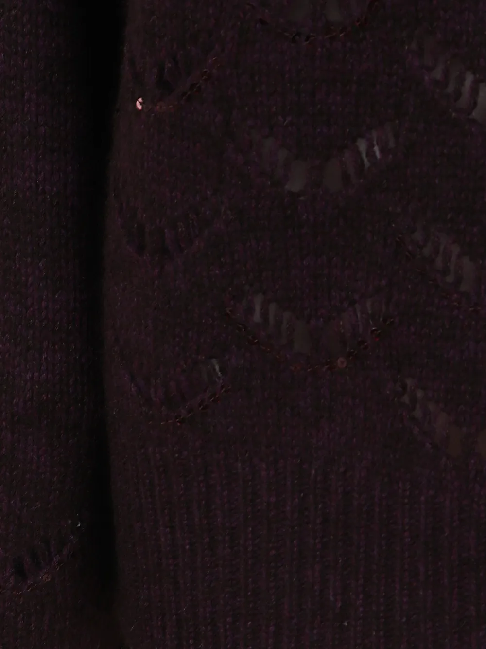 Kiton open-knit sweater Paars
