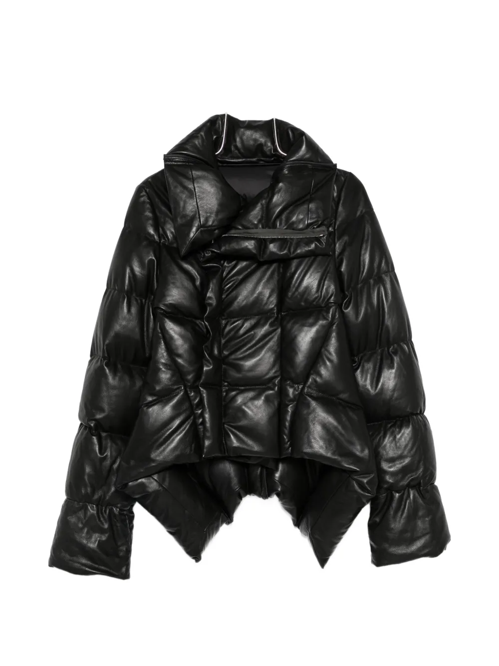 Rick Owens Naska leather jacket - Nero