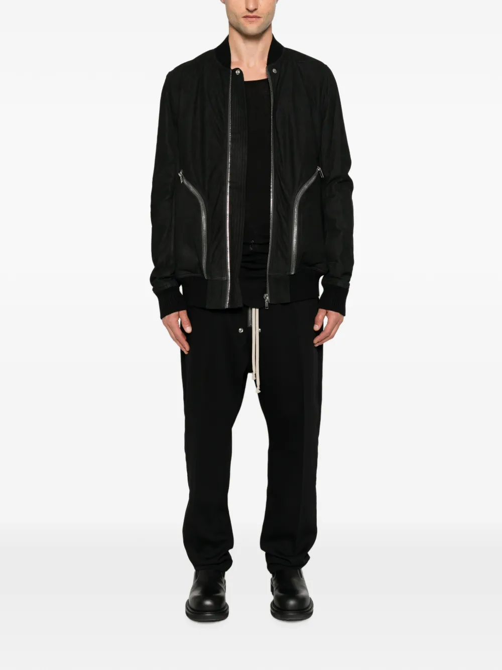 Rick Owens Bomberjack met rits Zwart