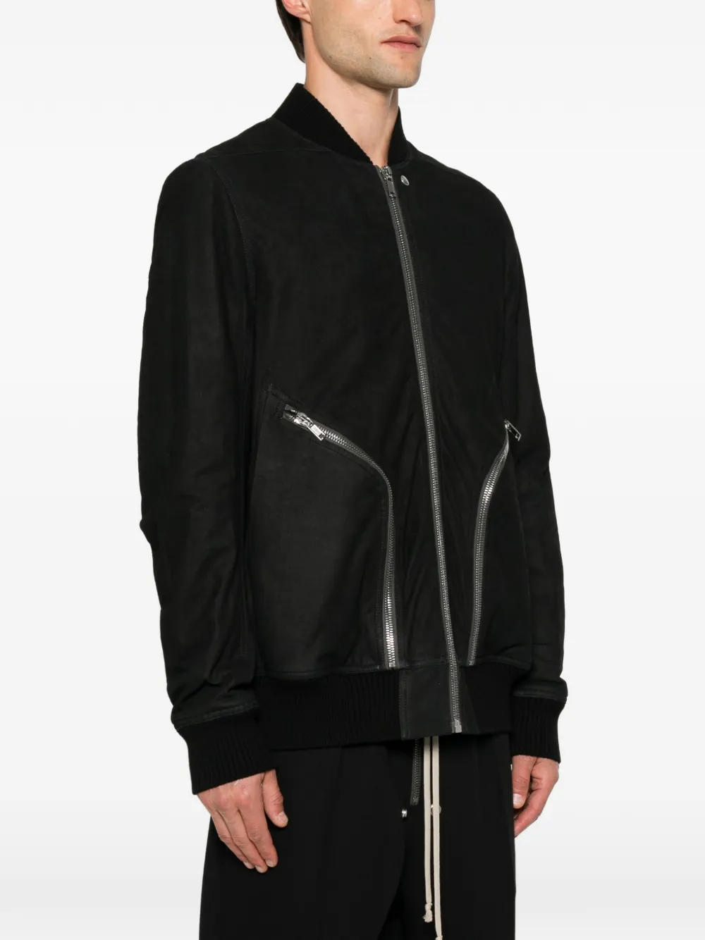 Rick Owens Bomberjack met rits Zwart
