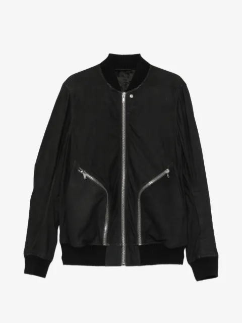 Rick Owens zip-detail bomber jacket