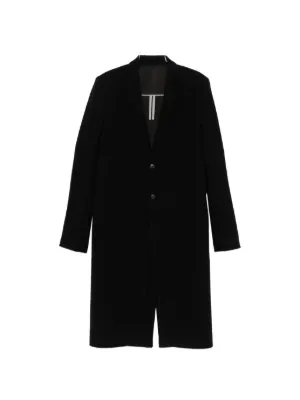 Rick Owens Slim Drella Coat | Black | FARFETCH