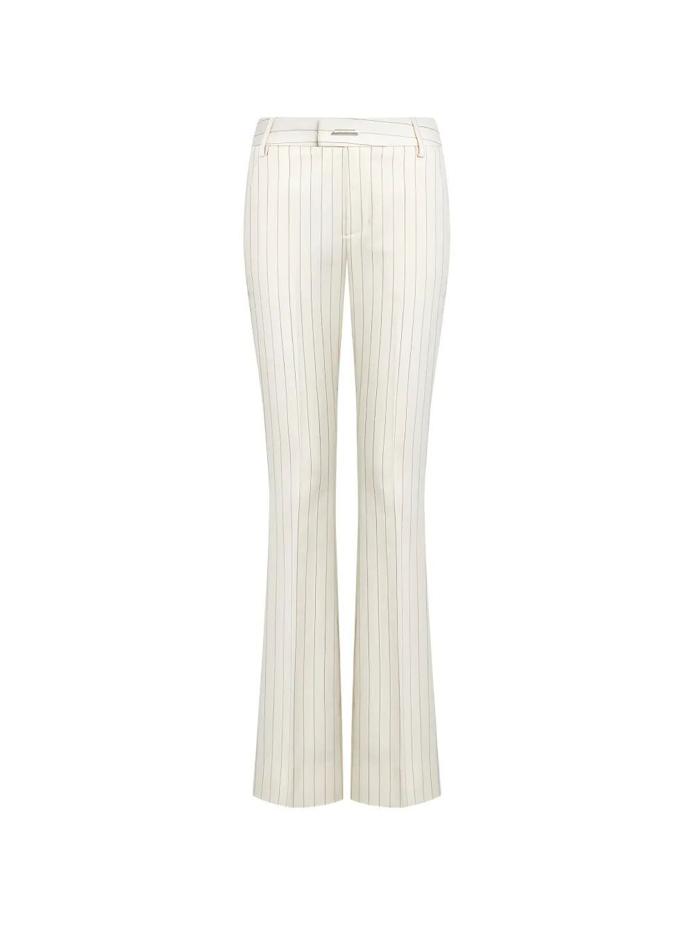 DONDUP pinstriped flared trousers - Bianco