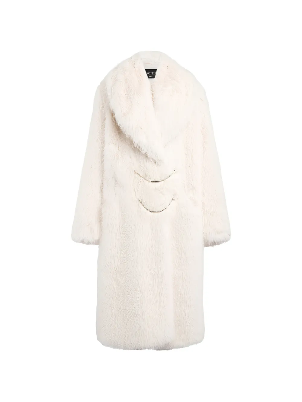 DONDUP faux-fur coat - Toni neutri