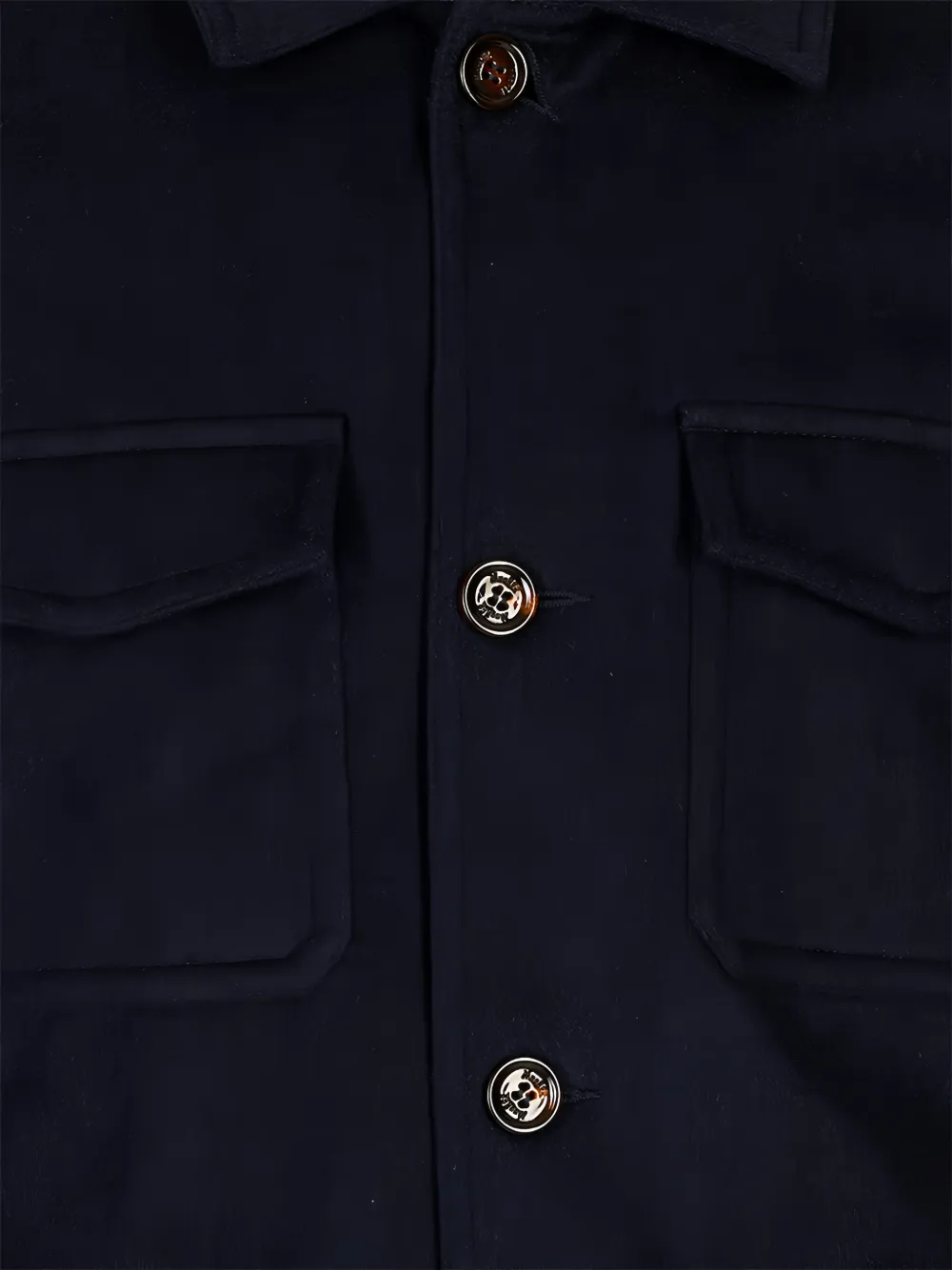 Moorer Jack met capuchon Blauw