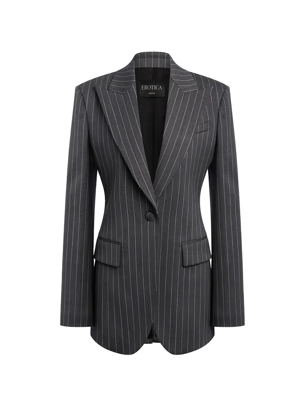 DONDUP striped blazer - Grigio