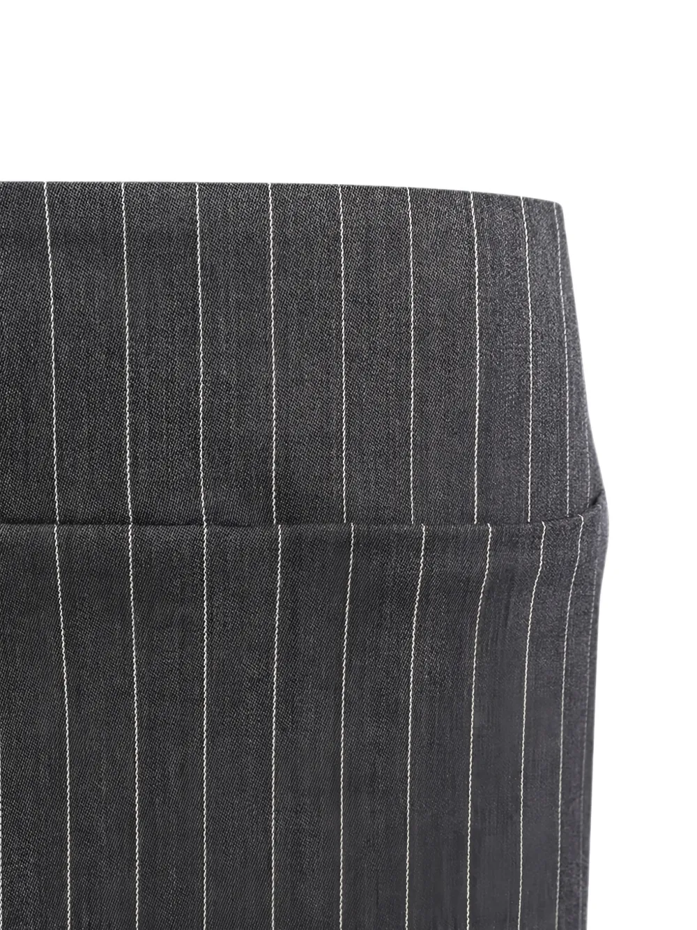 DONDUP Gestreepte mini-rok Grijs