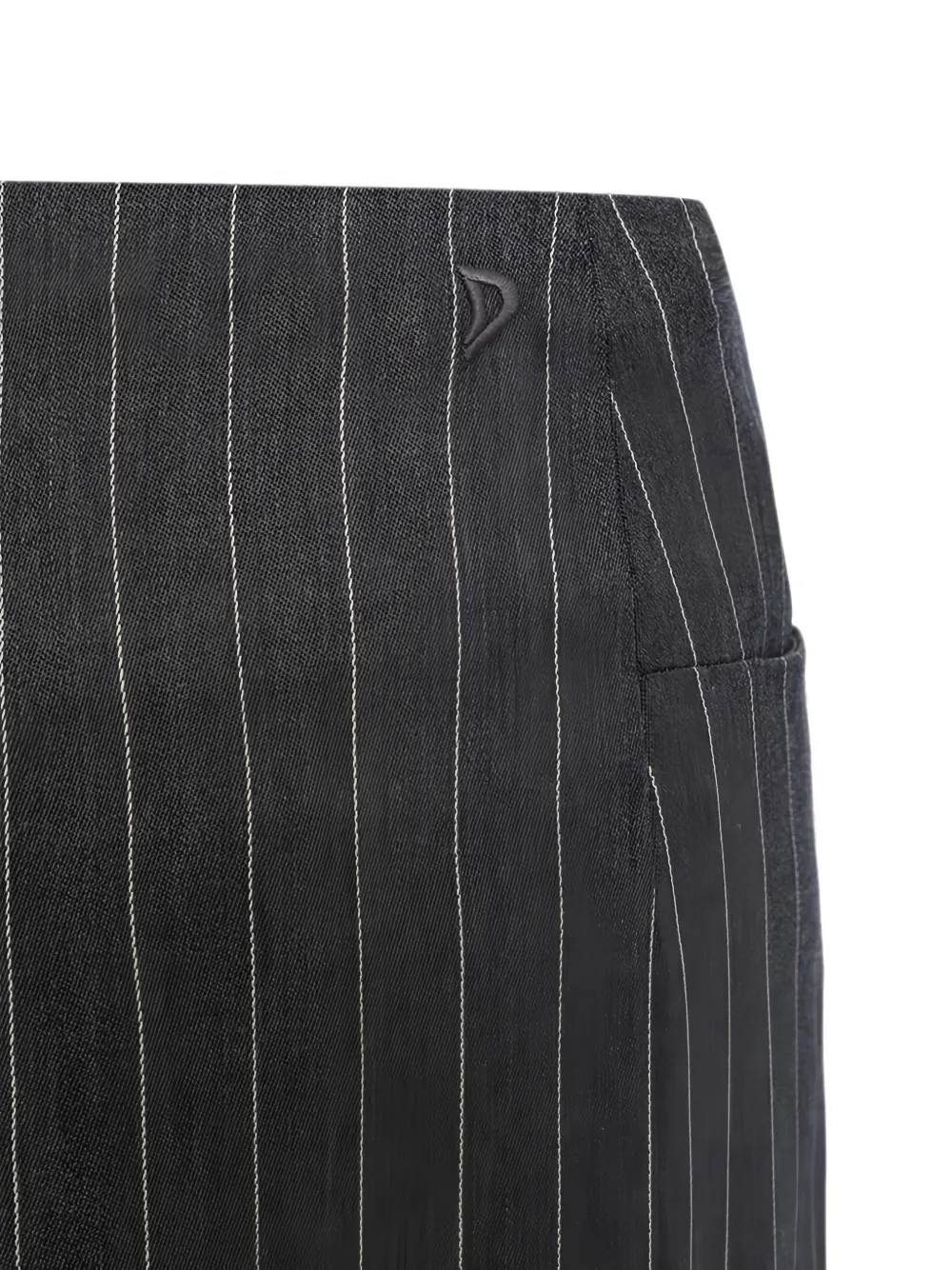 DONDUP Gestreepte mini-rok Grijs