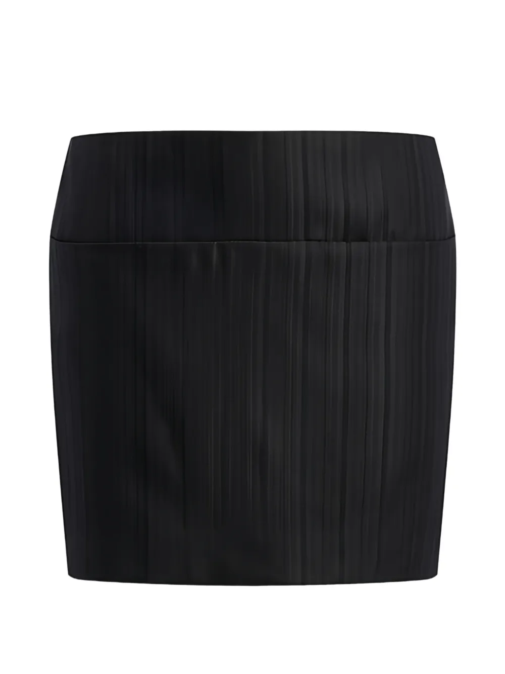 DONDUP herringbone-patterned mini skirt - Nero