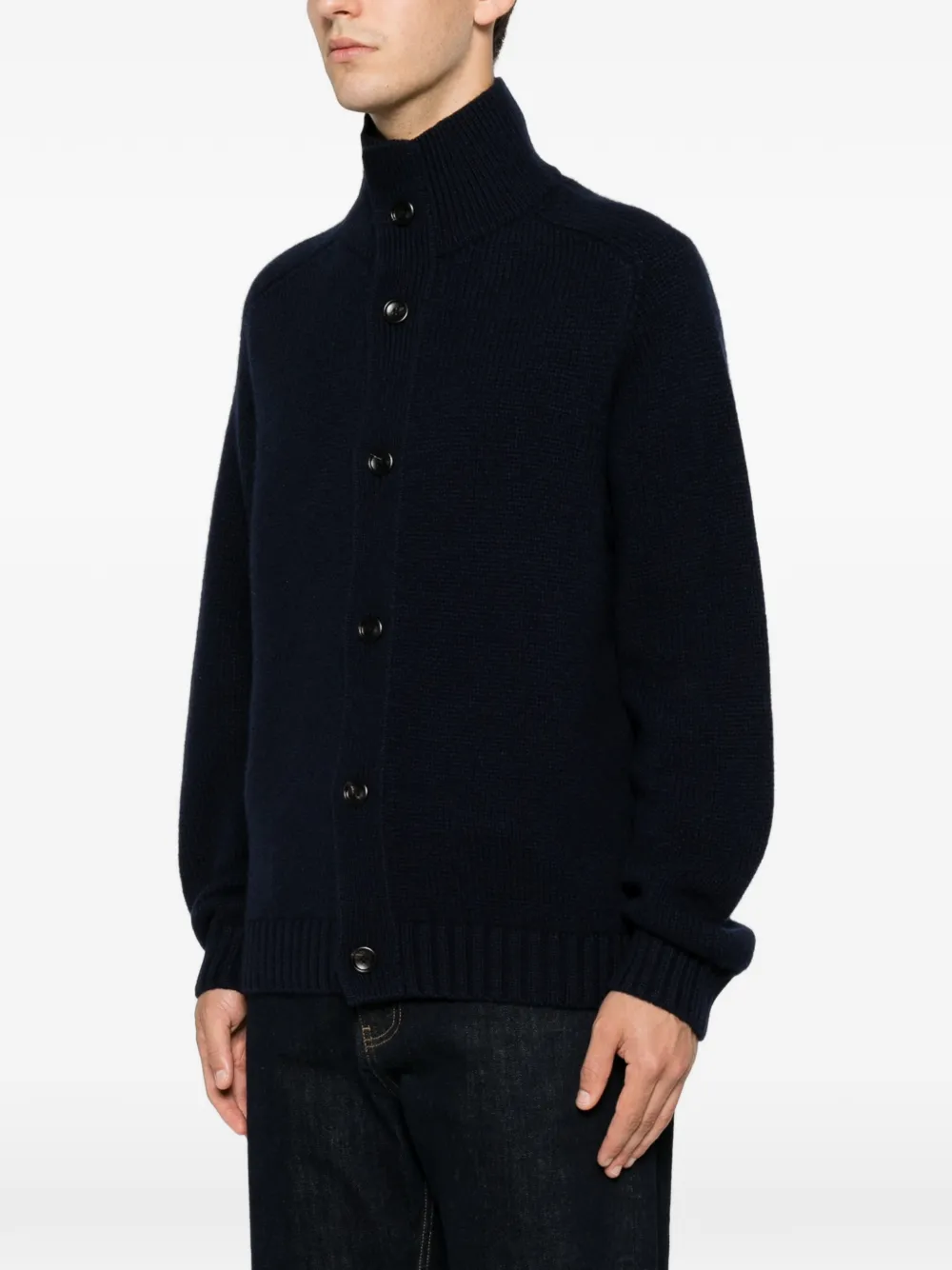 TOM FORD Vest met sjaalkraag Blauw